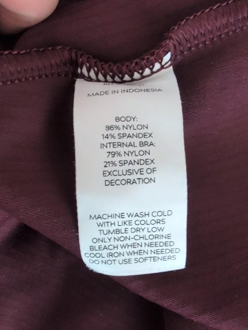 Alpine Design Maroon Ribbed Racerback Tank - Picture 6 of 6
